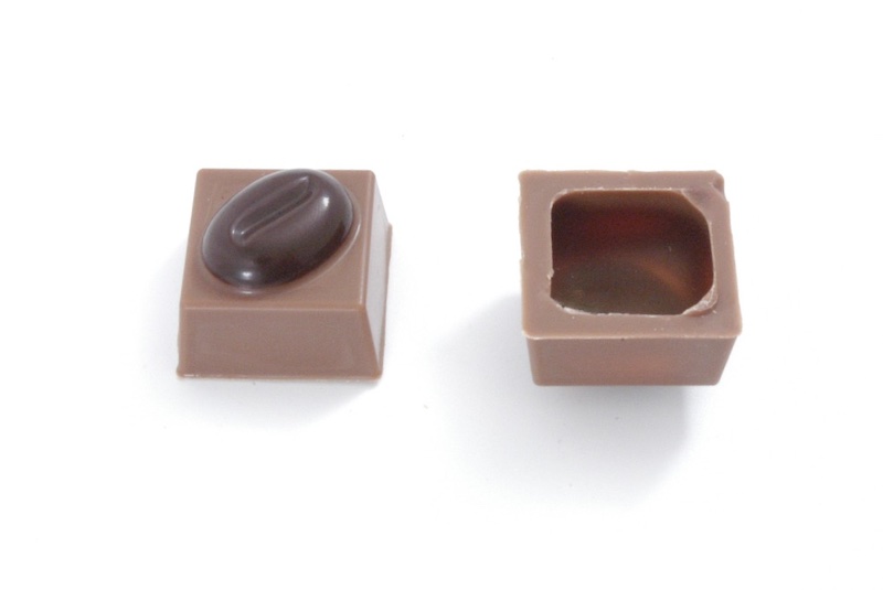 Eckige Pralinenschalen  - Schokoladenschalen von sweetART